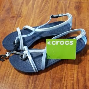 NWT | CROCS Really Sexi Marbled Flip Sandals
